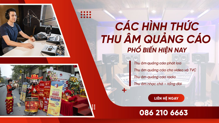 Hình thức thu âm quảng cáo