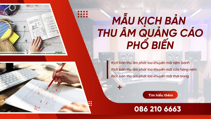 Mẫu kịch bản thu âm quảng cáo
